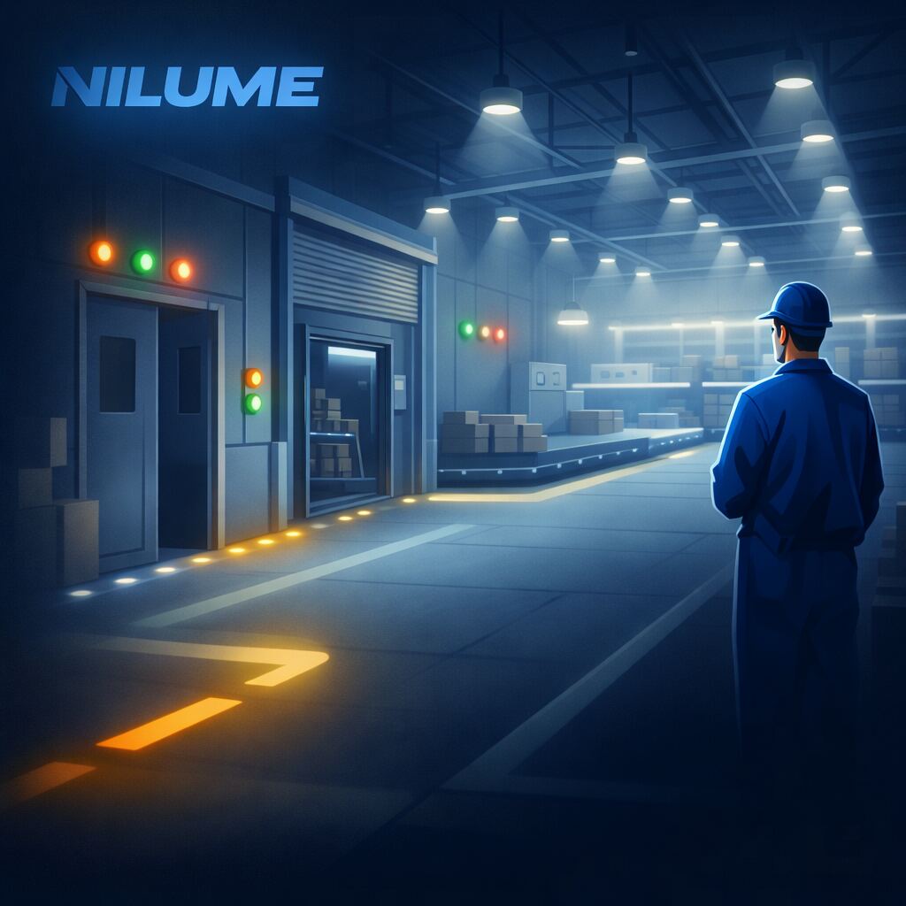 Éclairage industriel intelligent